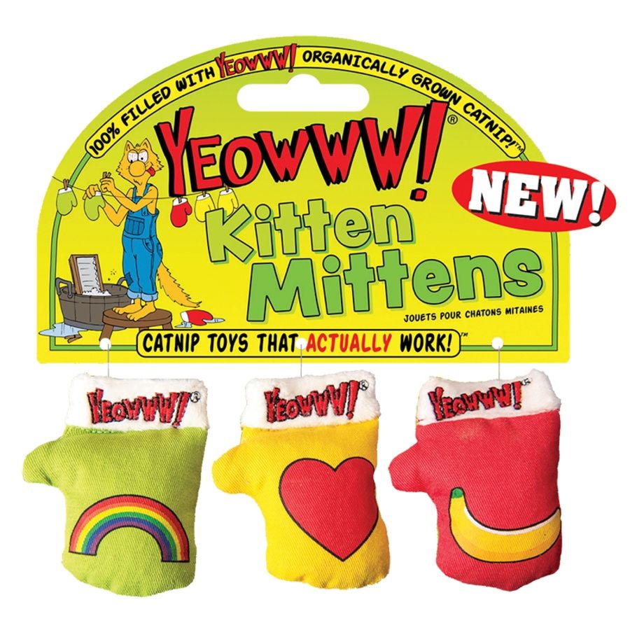 YEOWWW! Kitten Mitten 3pk