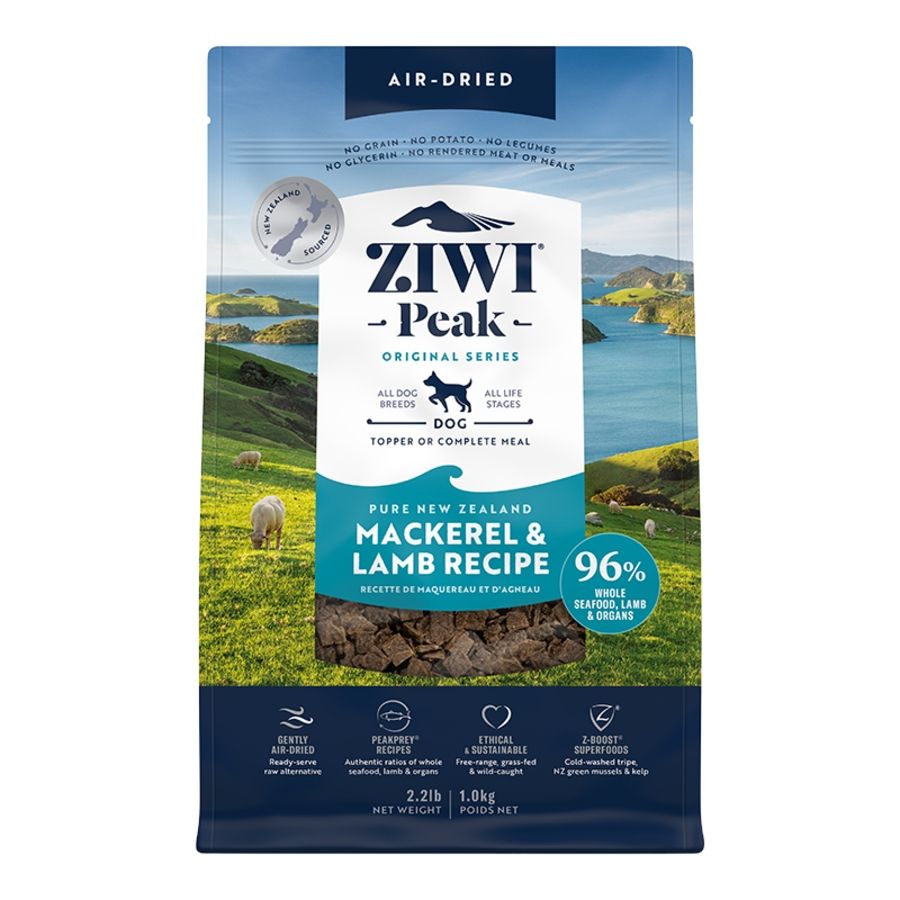 ZIWI Dog Air Dried Mackerel &amp; Lamb 2.2lb, Size: 2.2 lb