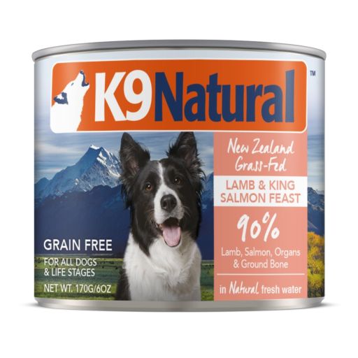 K9 NATURAL DOG CORE DIETS CANNED NEW ZEALAND LAMB &amp; KING SALMON FEAST 13OZ