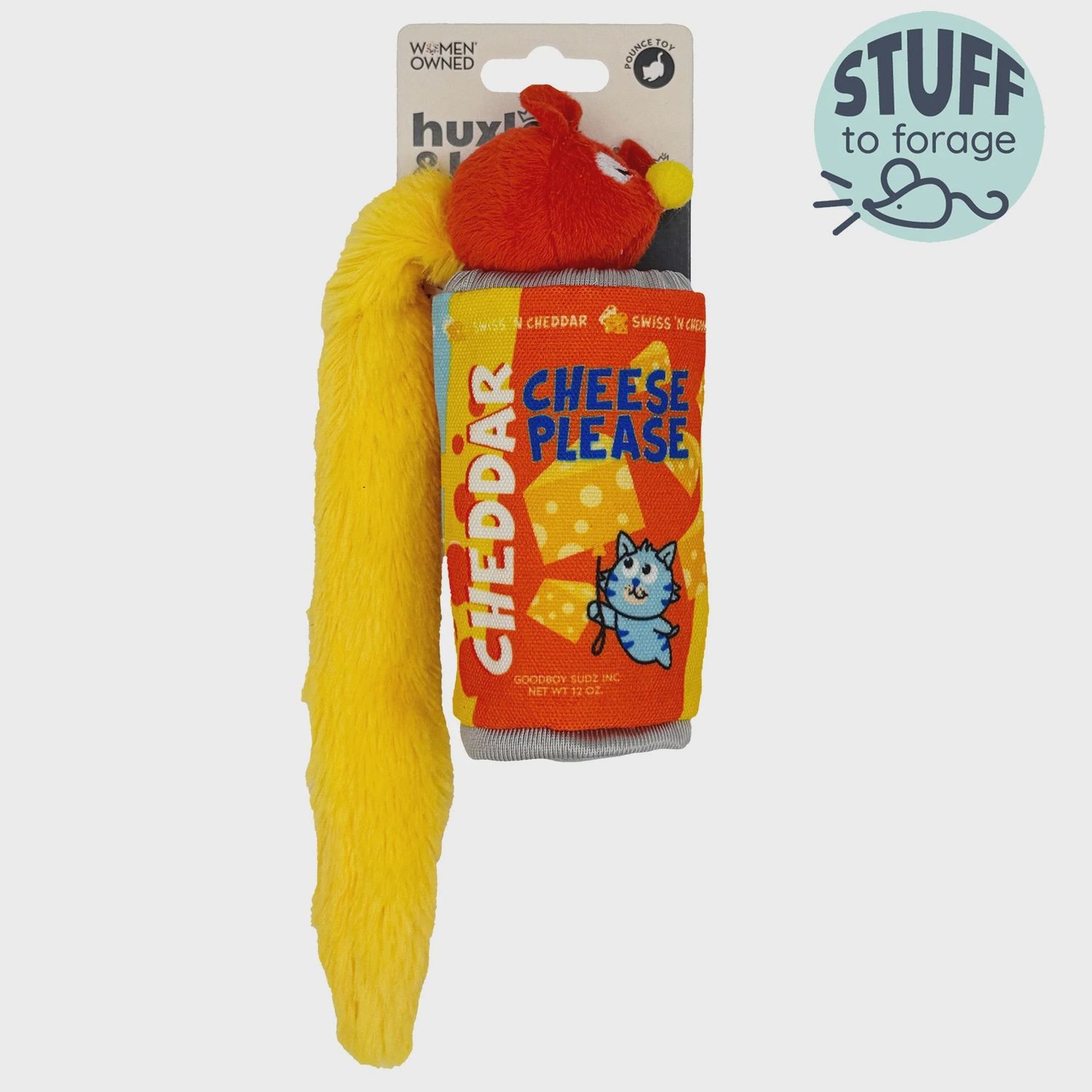 HUXLEY &amp; KENT Cat Stuffer Cheddar Cheese Please