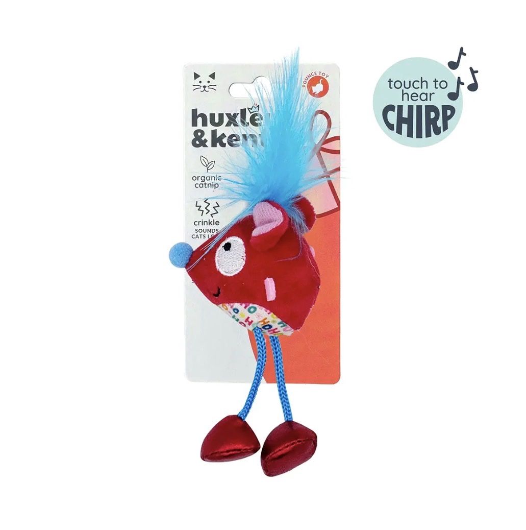 HUXLEY &amp; KENT Cat Chirpy Cheerful Mouse