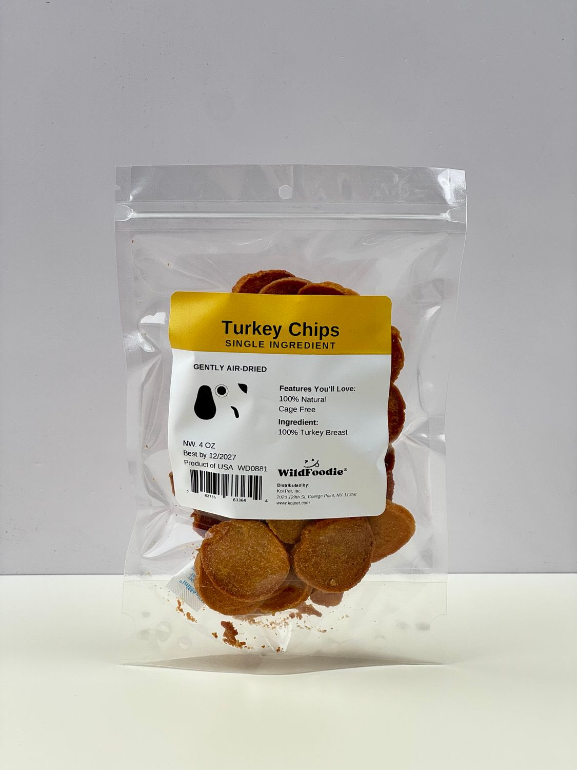 WILDFOODIE 4oz Turkey Chips