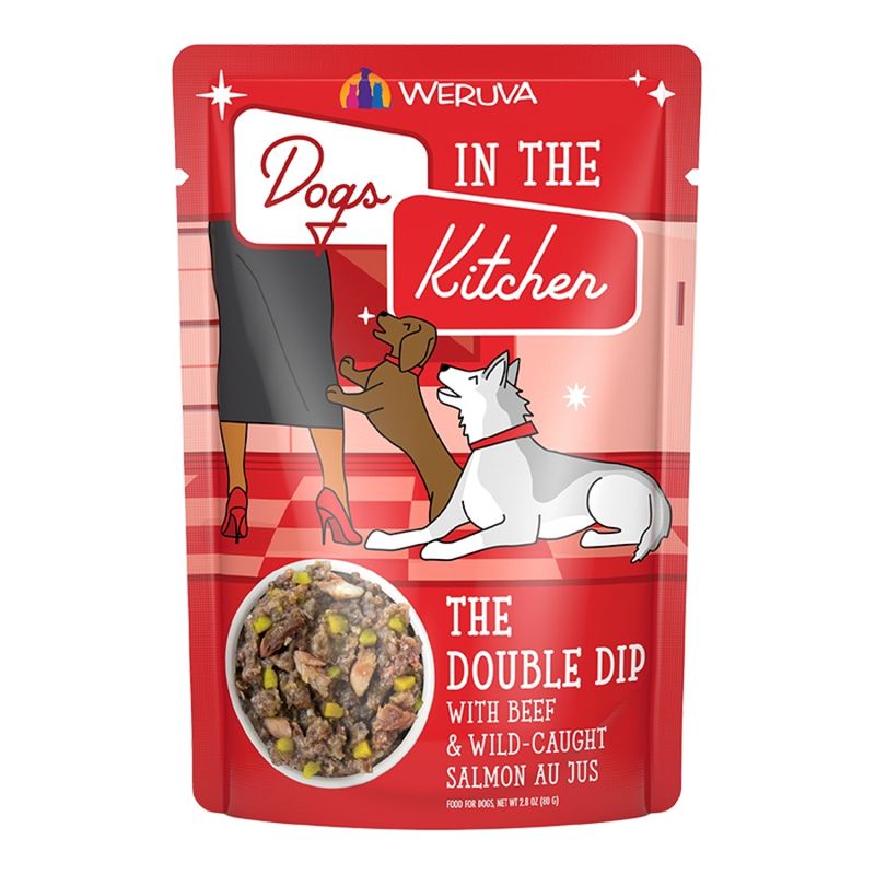 DOGS IN THE KITCHEN Dog Classic The Double Dip 2.8oz Pouch