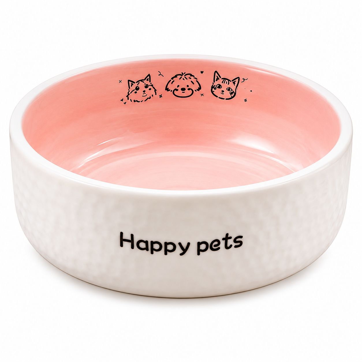 Ceramic Pet Bowl – Pink