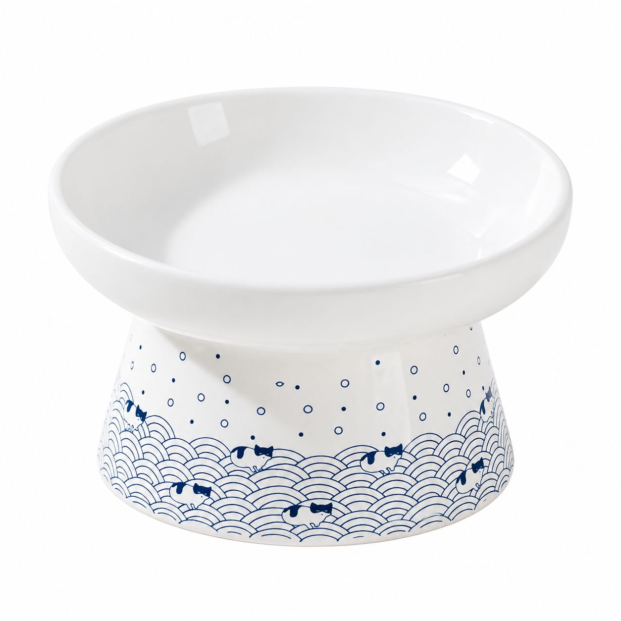 Ceramic Pet Bowl – White Lift