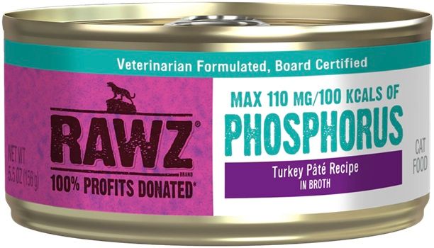 RAWZ Cat Phosphorus Turkey Pate 5.5oz