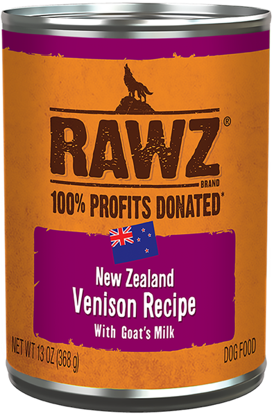 RAWZ 94% Dog Venison Goat Milk Pate