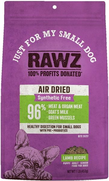 RAWZ Dog Just For My Small Dog Air Dried Lamb