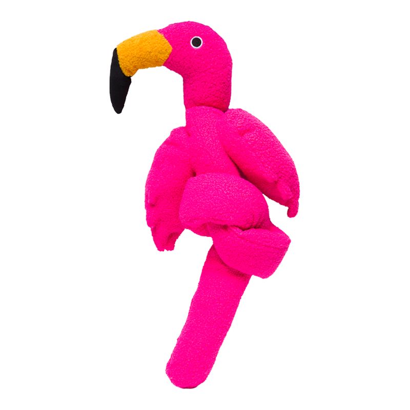 FABDOG Mini Twisty Flamingo 30"