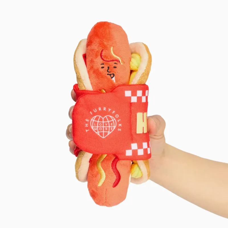 THE FURRY FOLKS Hot Doggie Nosework Toy