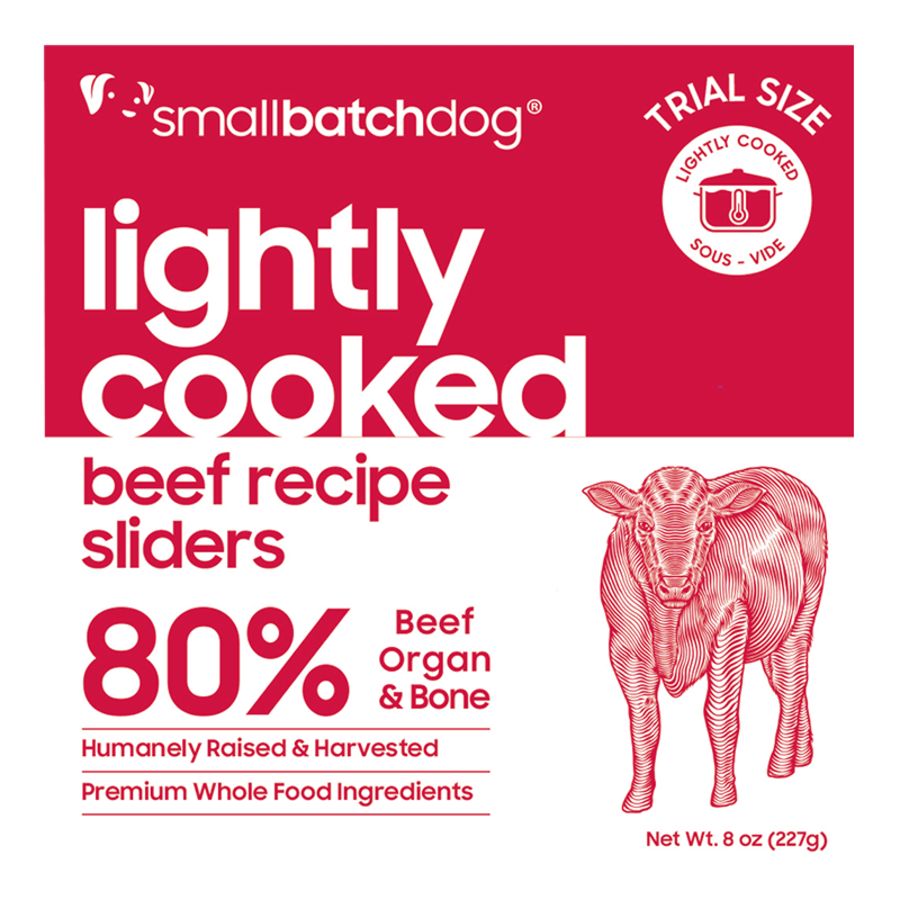 SMALL BATCH DOG LIGHTLY COOKED BEEF 8OZ