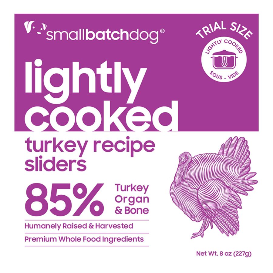 SMALL BATCH DOG LIGHTLY COOKED TURKEY 8OZ