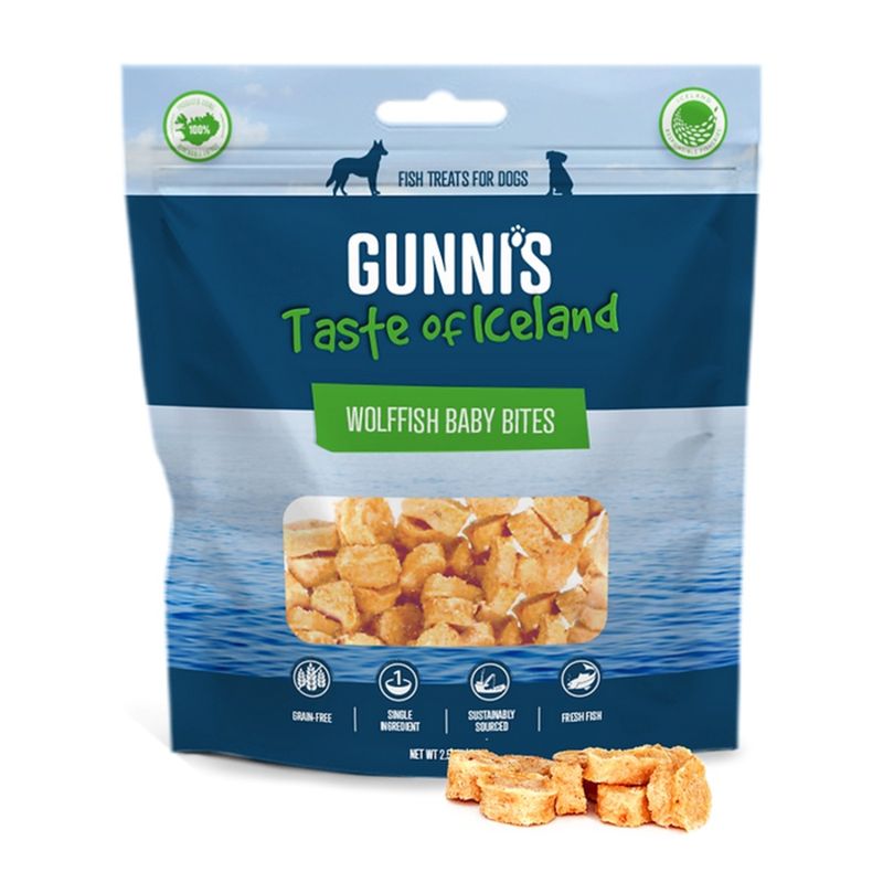 GUNNI'S Dog Wolffish Baby Bites 2.5oz