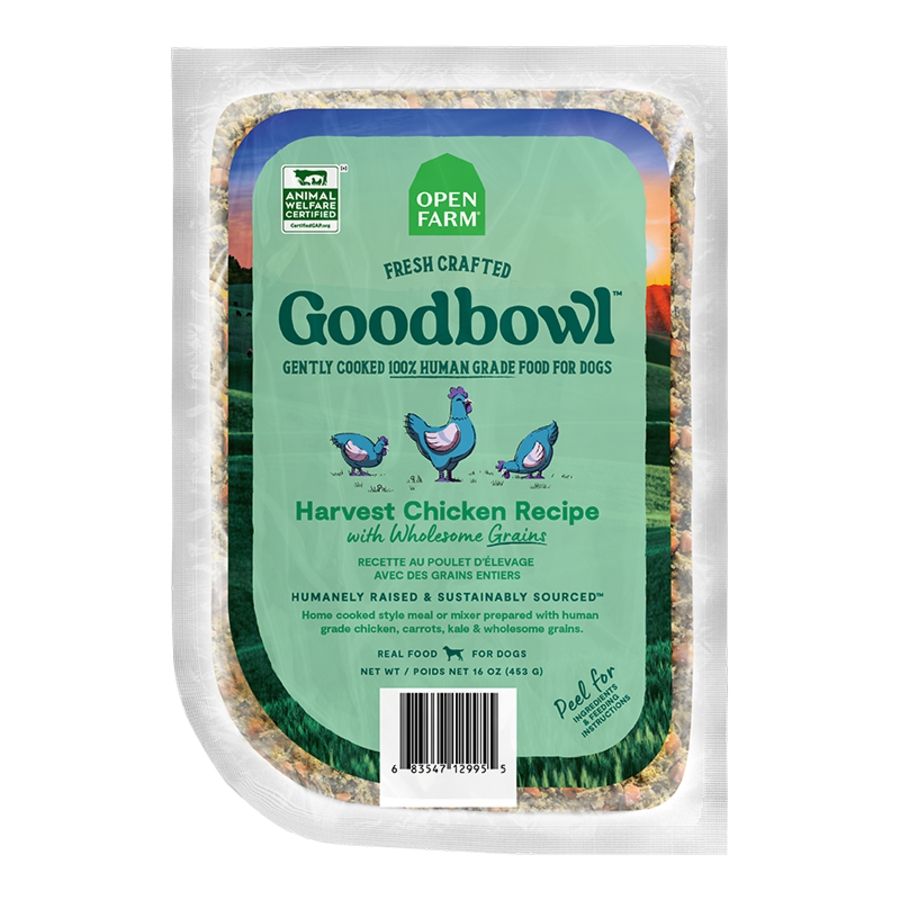 OPENFARM Dog Frozen Goodbowl Harvest Chicken 16oz - 8 Pack