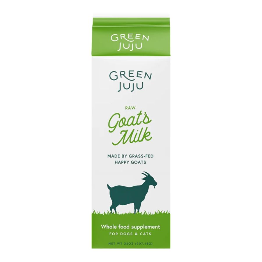 GREEN JUJU Dog &amp; Cat Frozen Raw Grain Free Goat's Milk 32oz
