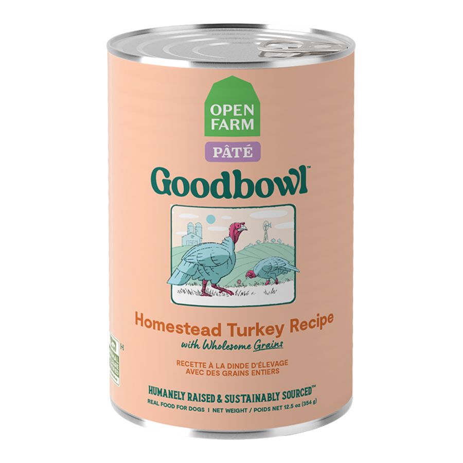 OPENFARM DOG GOODBOWL GRAIN FREE HOMESTEAD TURKEY RECIPE 12.5OZ