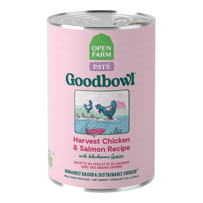 OPENFARM DOG GOODBOWL GRAIN FREE CHICKEN &amp; SALMON RECIPE 12.5OZ
