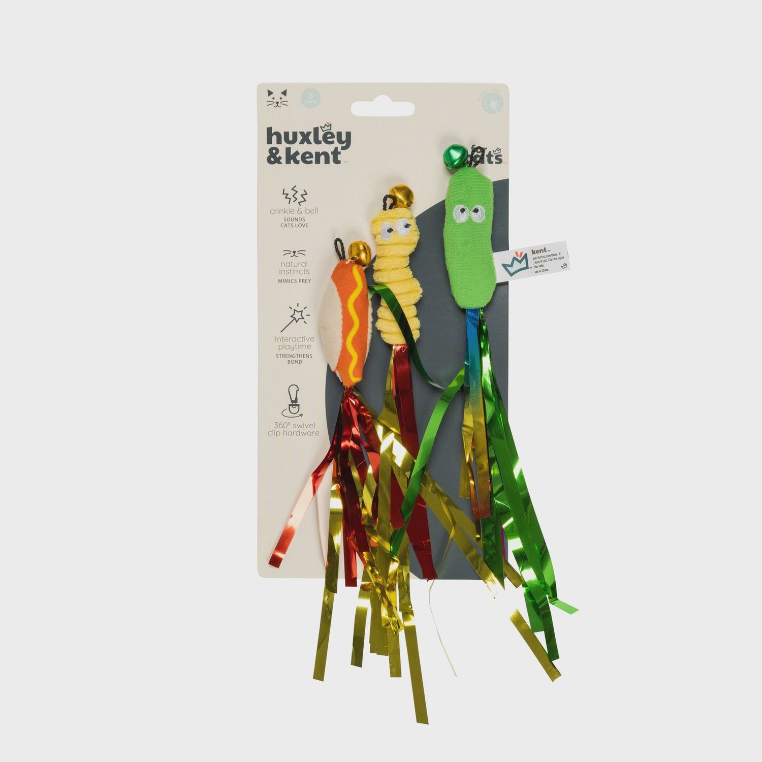 HUXLEY &amp; KENT Cat Refill - 3pk Snacky Teasers