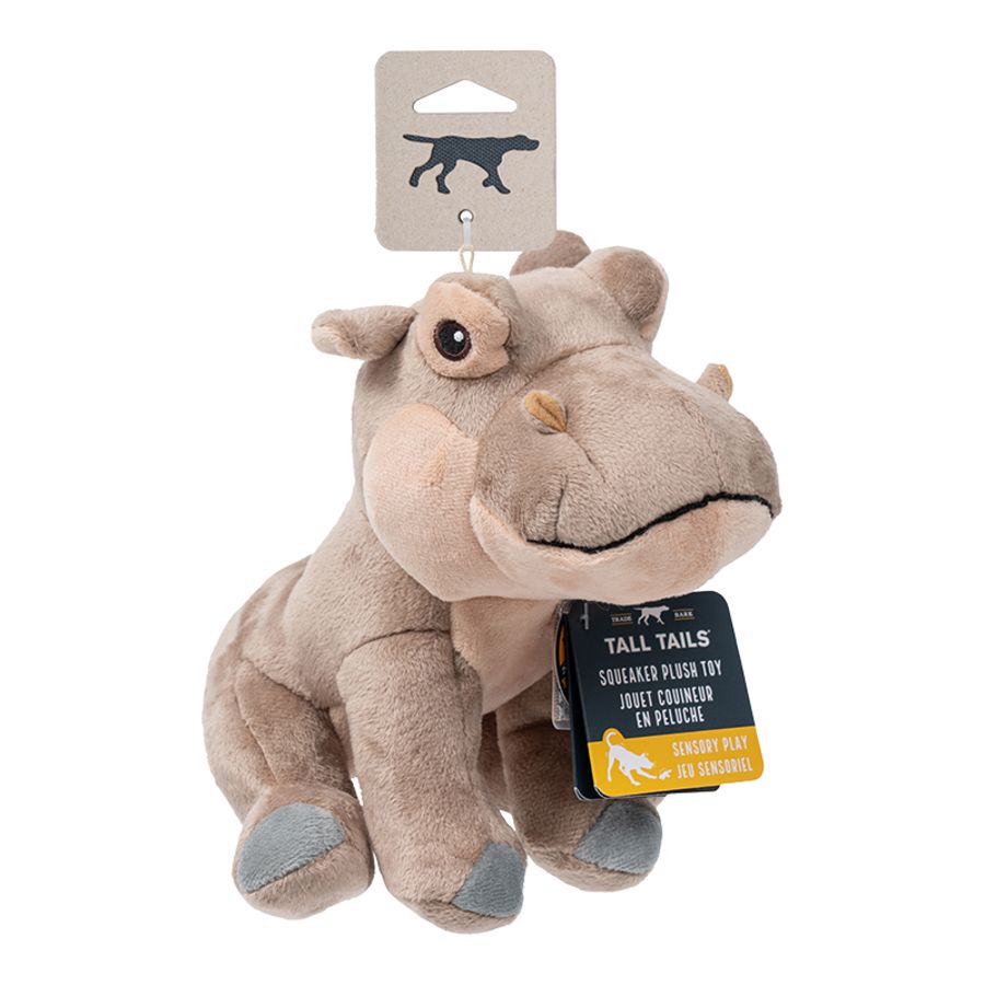TALL TAILS DOG PLUSH HIPPO 8 INCH