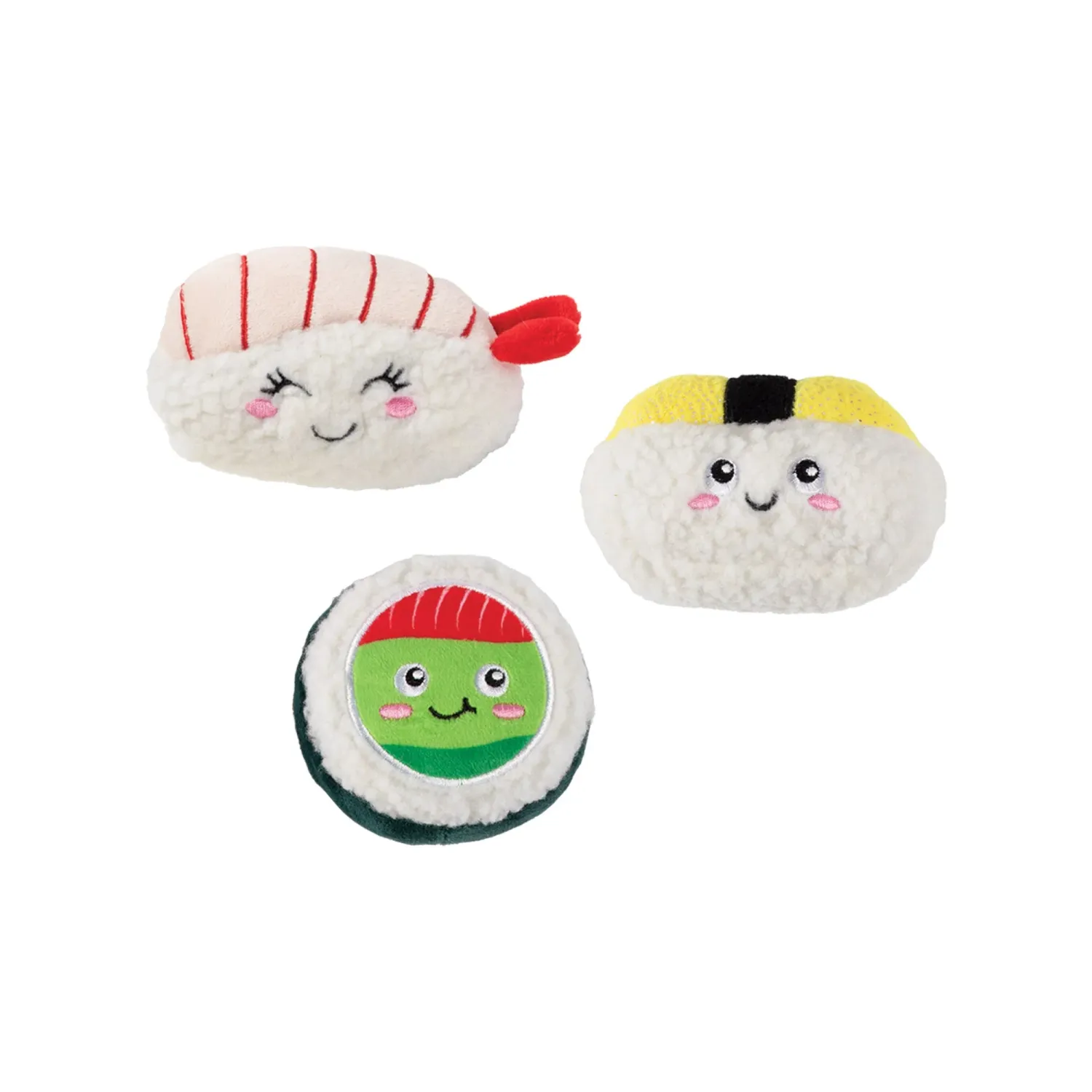 PET SHOP RICE TO MEET YOU 3PCS SMALL DOG TOY