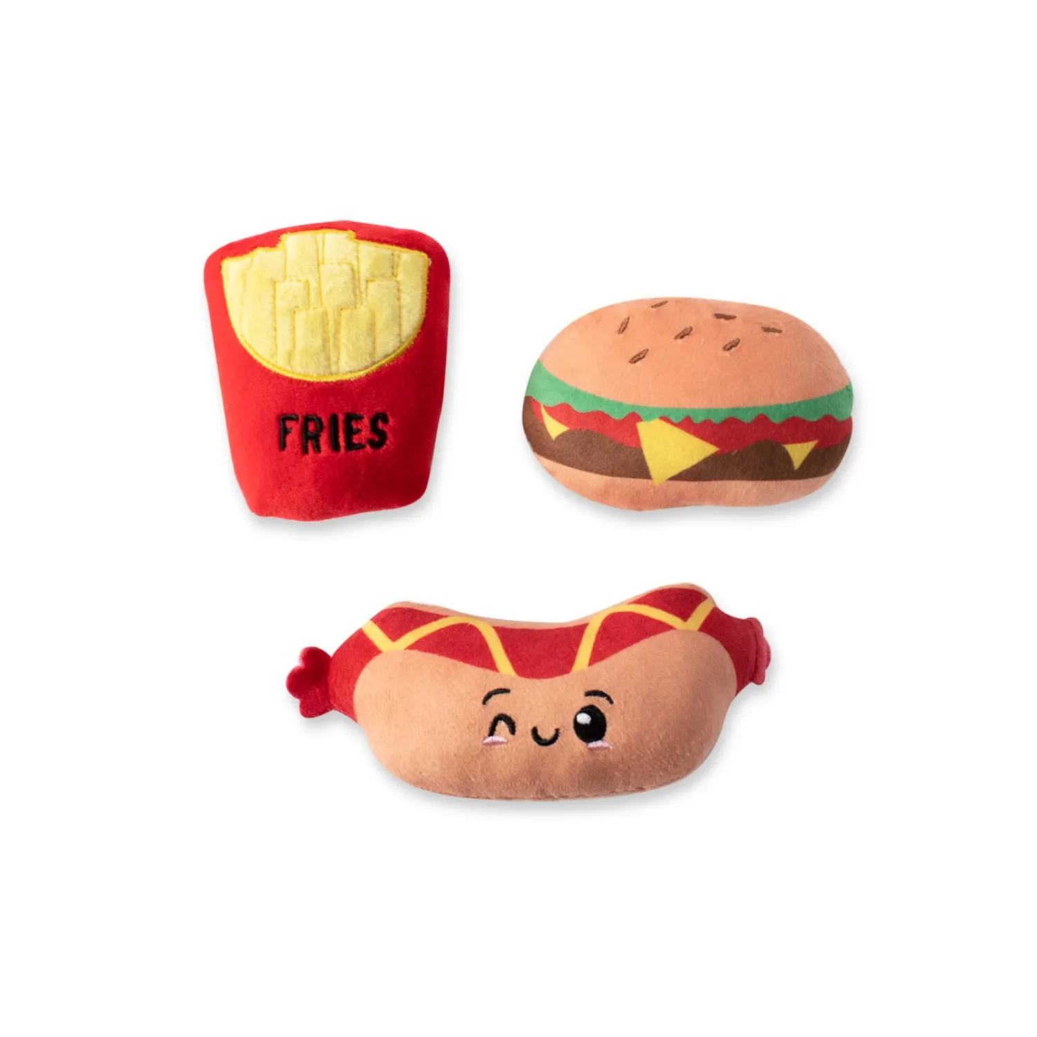 PET SHOP FAST FOODIES 3PC DOG TOY SET