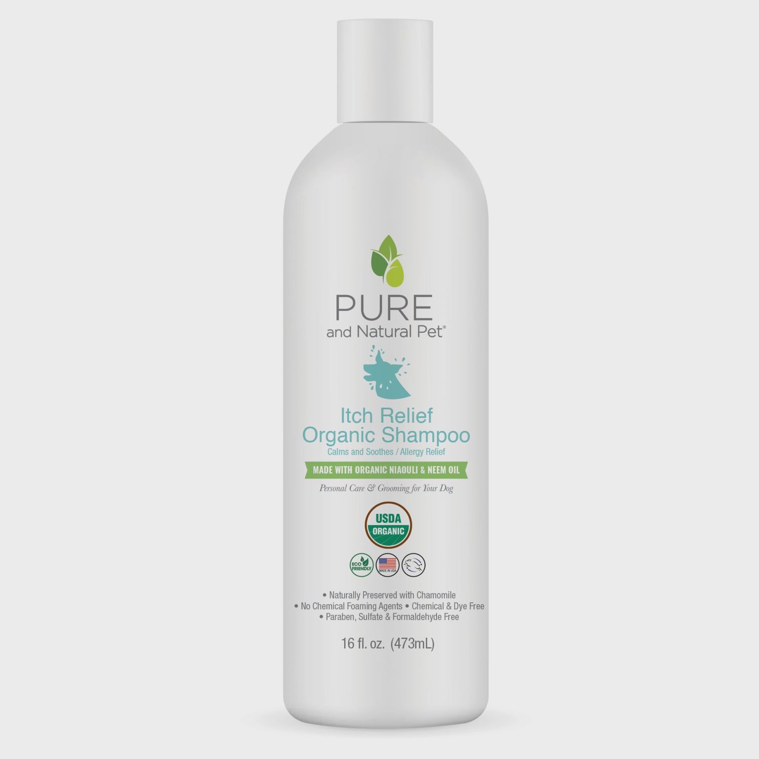 Pure and Natural Pet Shampoo - Itch Relief 16oz
