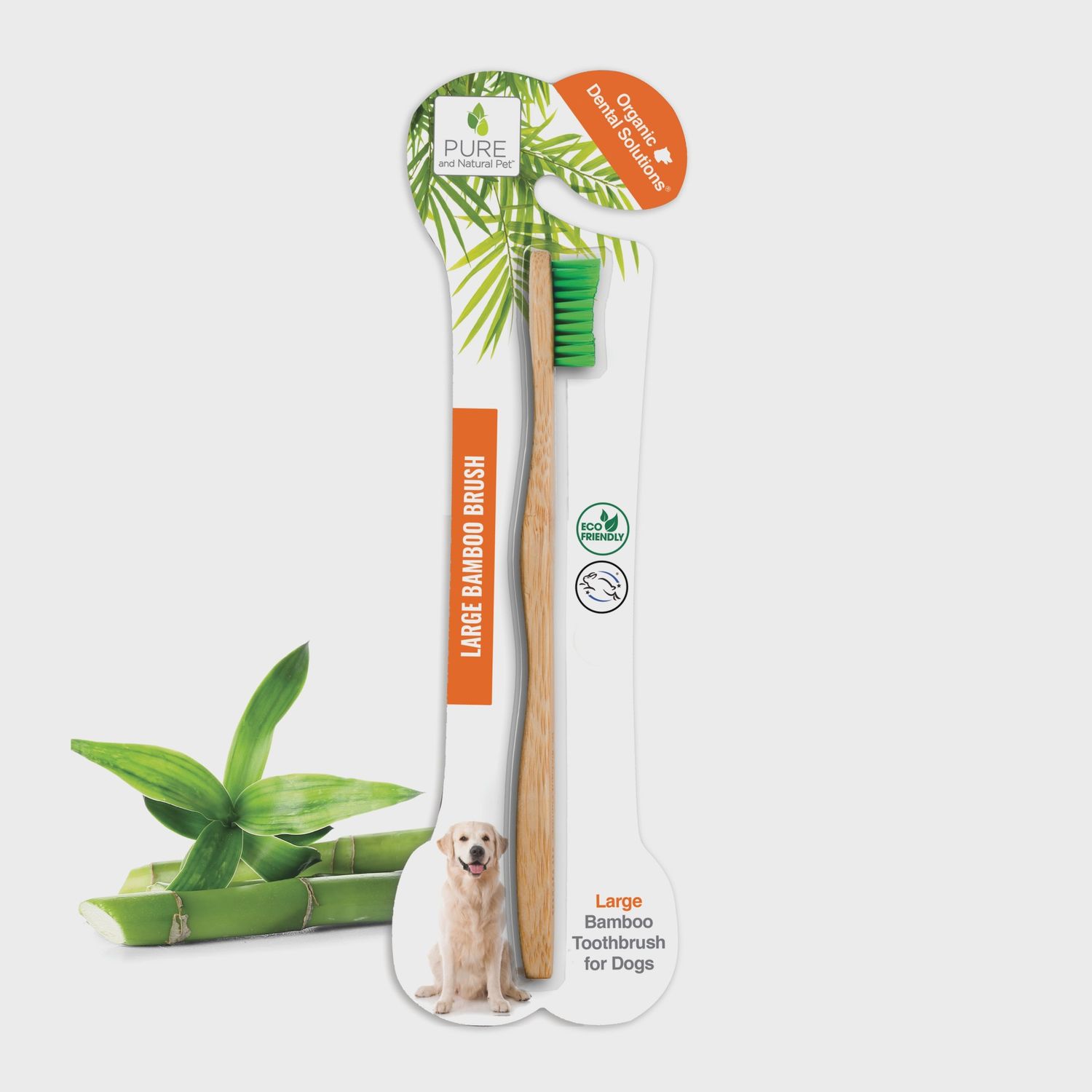 Pure and Natural Pet Dental - Bamboo Brush LG