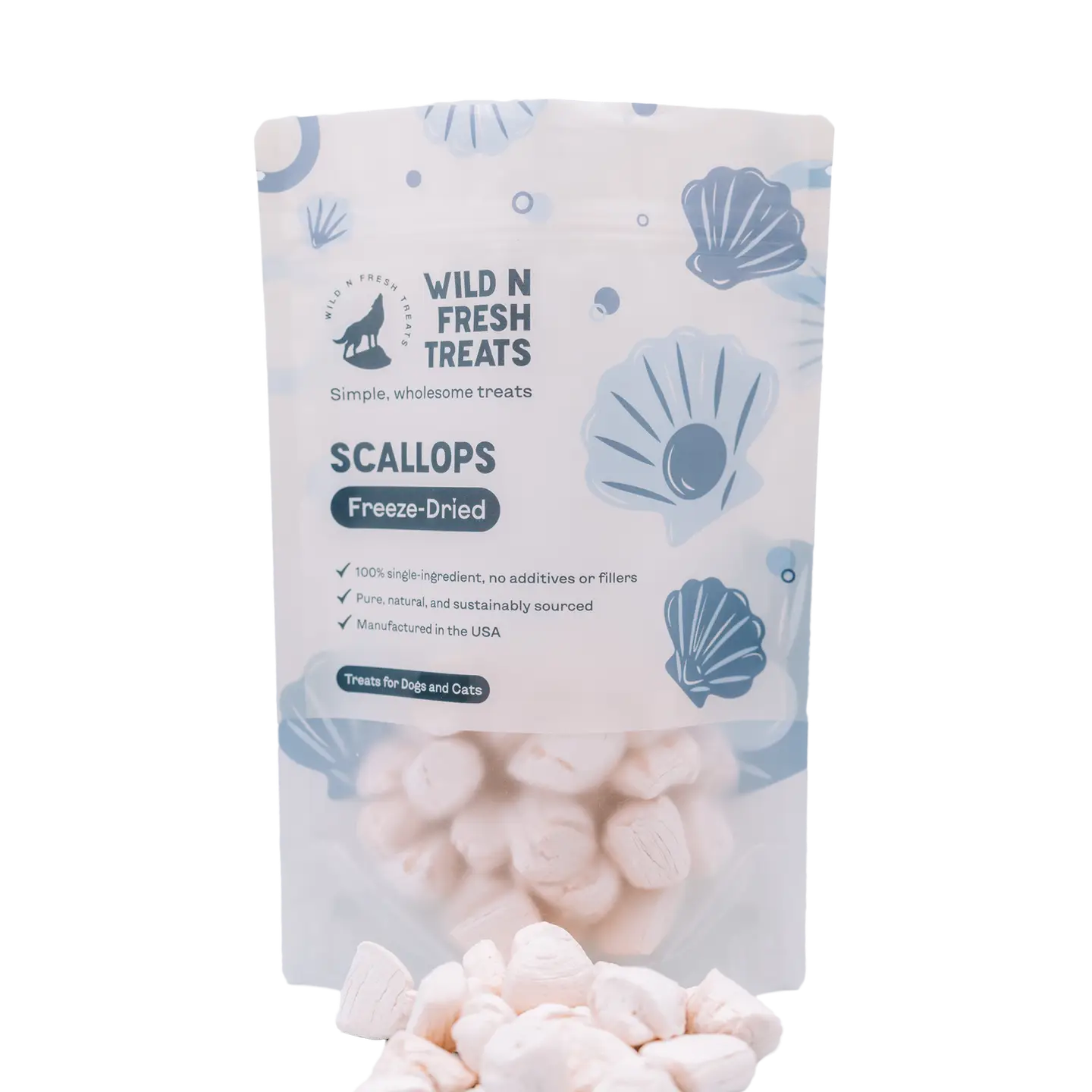 Wild n Fresh Freeze-Dried Scallops