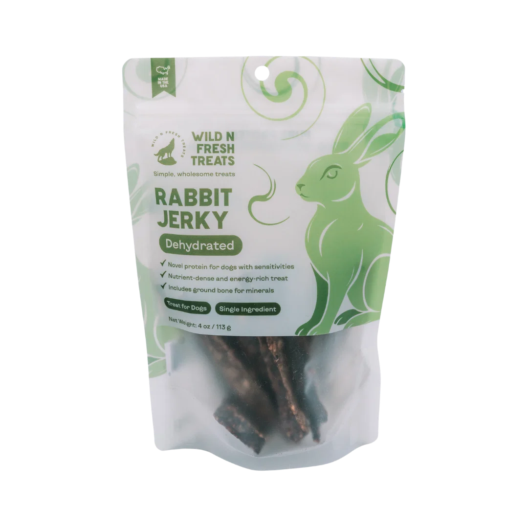 Wild n Fresh Dehydrated Rabbit Jerky