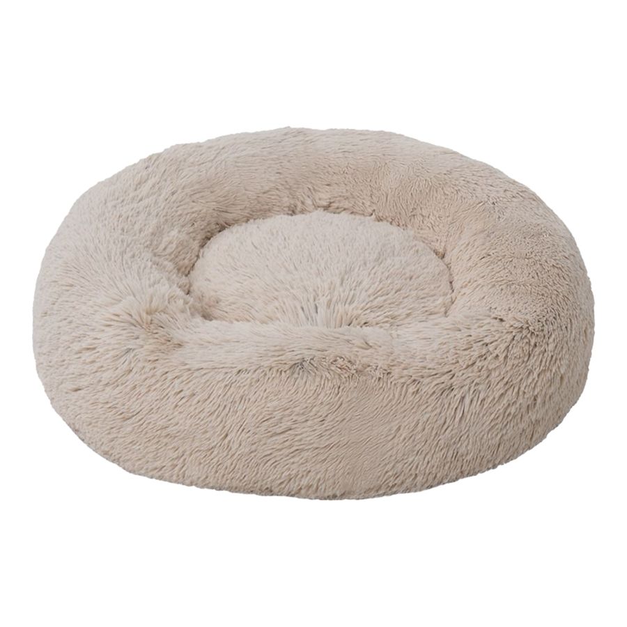 TALL TAILS DOG &amp; CAT CUDDLE BED FROSTED KHAKI MEDIUM - 30" X 30" X 8"