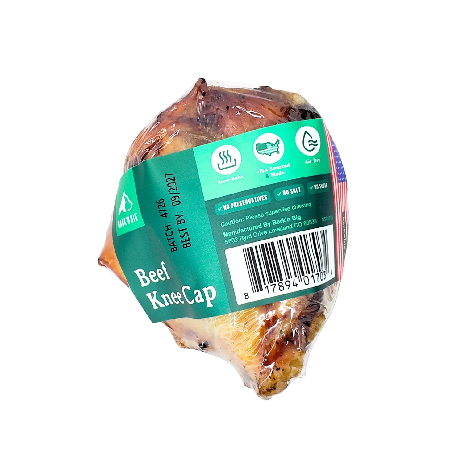 BARKNBIG BEEF KNEECAP