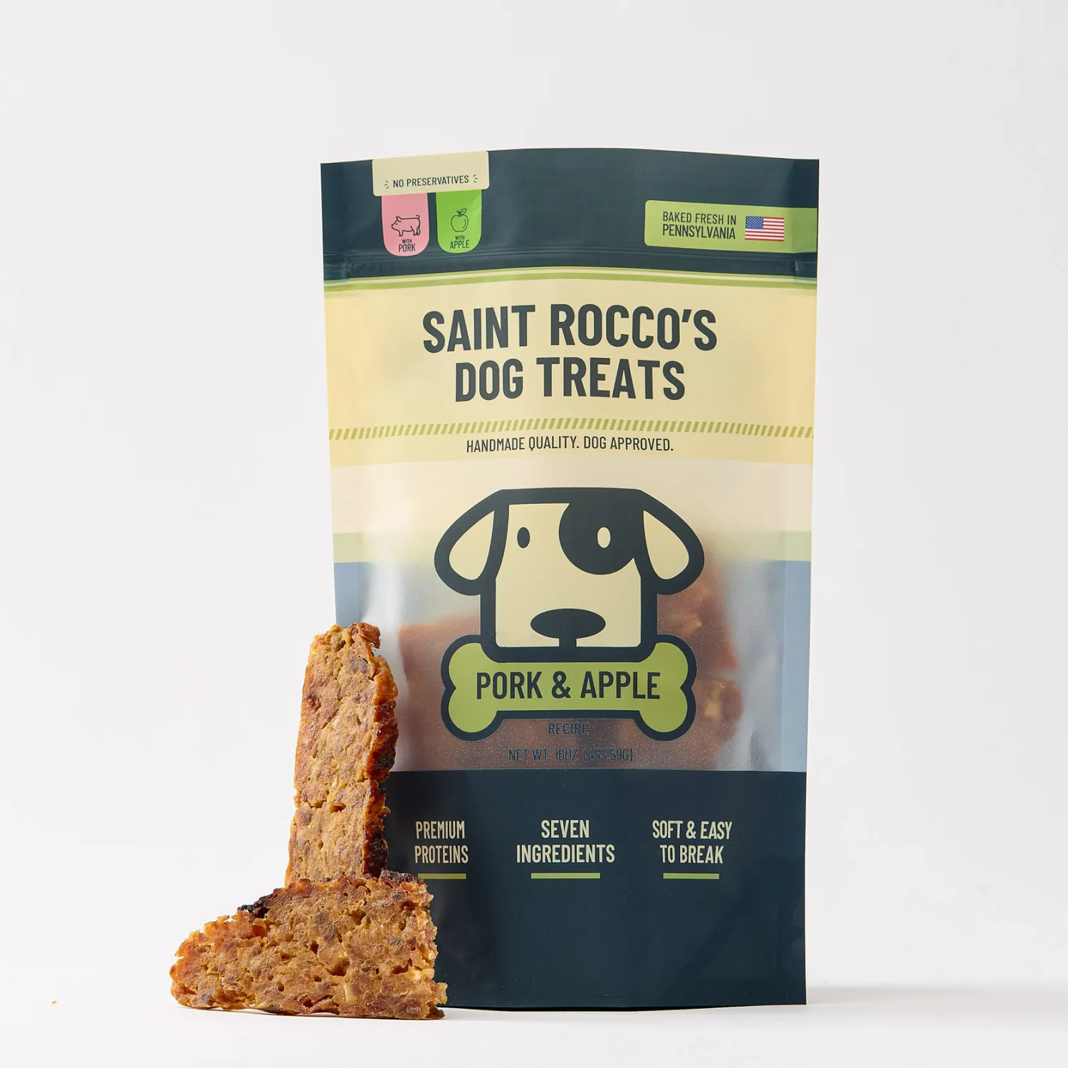 SAINT ROCCO’S Dog Pork &amp; Apple 8oz