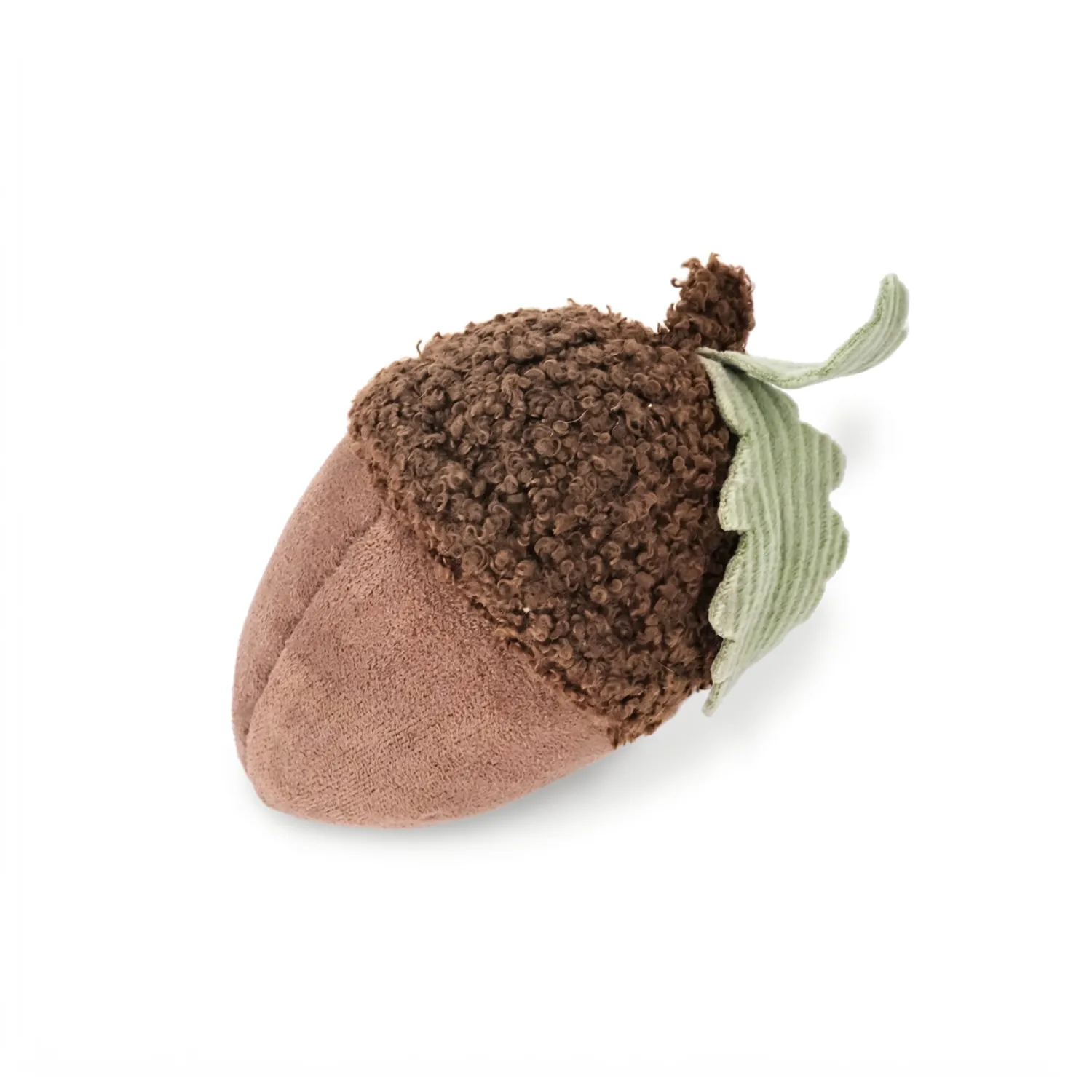 LAMBWOLF Acorn Enrichment Dog Toy Squeaky Ball