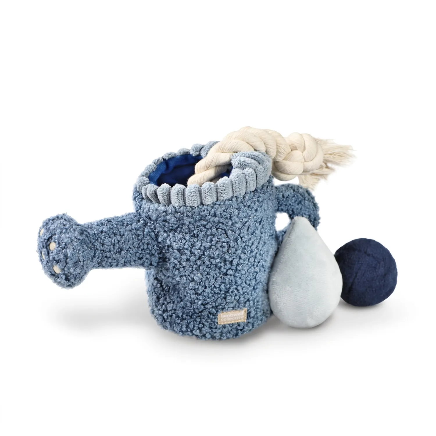 LAMBWOLF Watering Can  Enrichment Dog Toy  Squeaky Ball + Snuffle