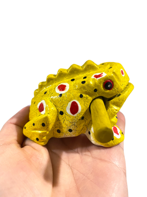 2&quot; Painted Mustard Frog