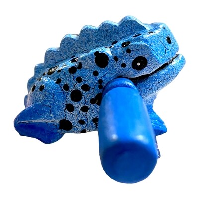 1.5" Blue Dart Frog