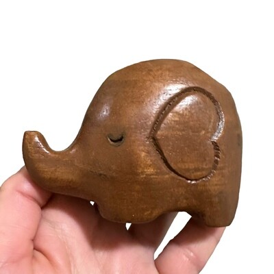 Dark Oak Lucky Elephant