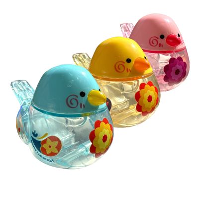 12 Random Clear Water Whistle Bird Whimsical Water-Filled Whistle