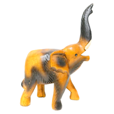 4" Oak Asian Elephant