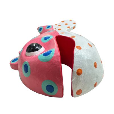 Bubble Dot Pinky Fish Wall Hanger