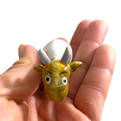 5 Wooden Minimal Goat Shelf Figurine Decoration