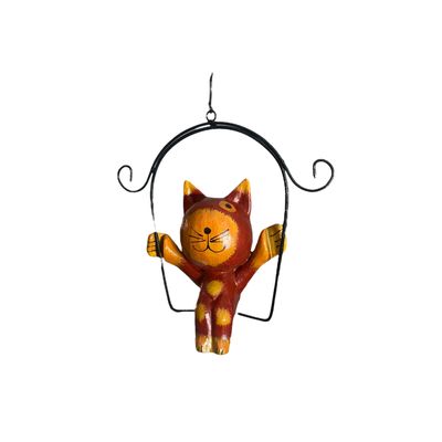 3 x Cat on Swing