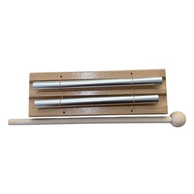 5 Wooden Chime - 2-Tone Musical Instrument - Sound Healing Meditation Tool