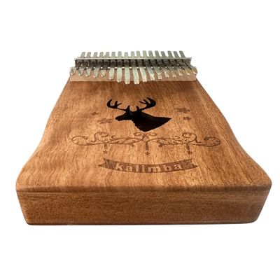 17-Key Wooden Kalimba Starter Set – Deer Motif