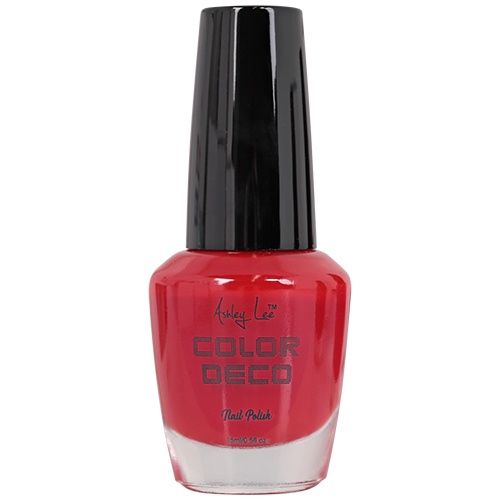 ASHLEY LEE COLORDECO NAIL POLISH CODE RED 6PC/BOX