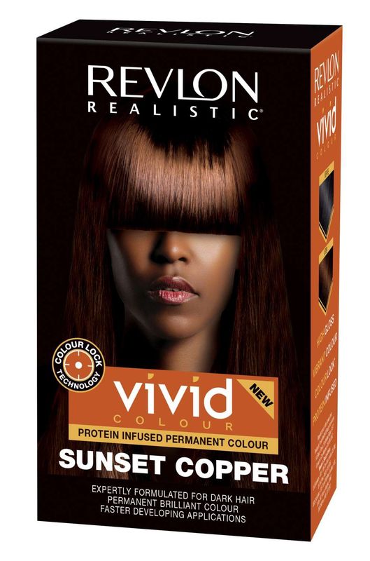 REVLON VIVID H/C SUNSET COPPER KIT