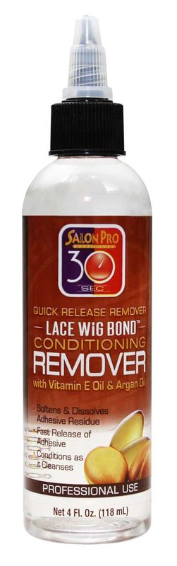 SALON PRO 30 SEC LACE WIG BOND REMOVER 4 OZ