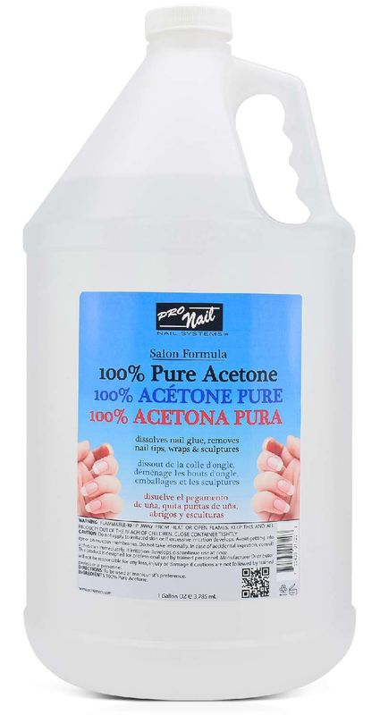 PRONAIL PURE ACETONE / NAIL POLISH REMOVER 1 GALLON / 1PC