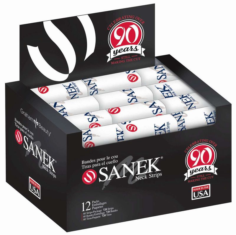 SANEK NECK STRIPS 60STRIPS/12PK/BX 4BX/CS