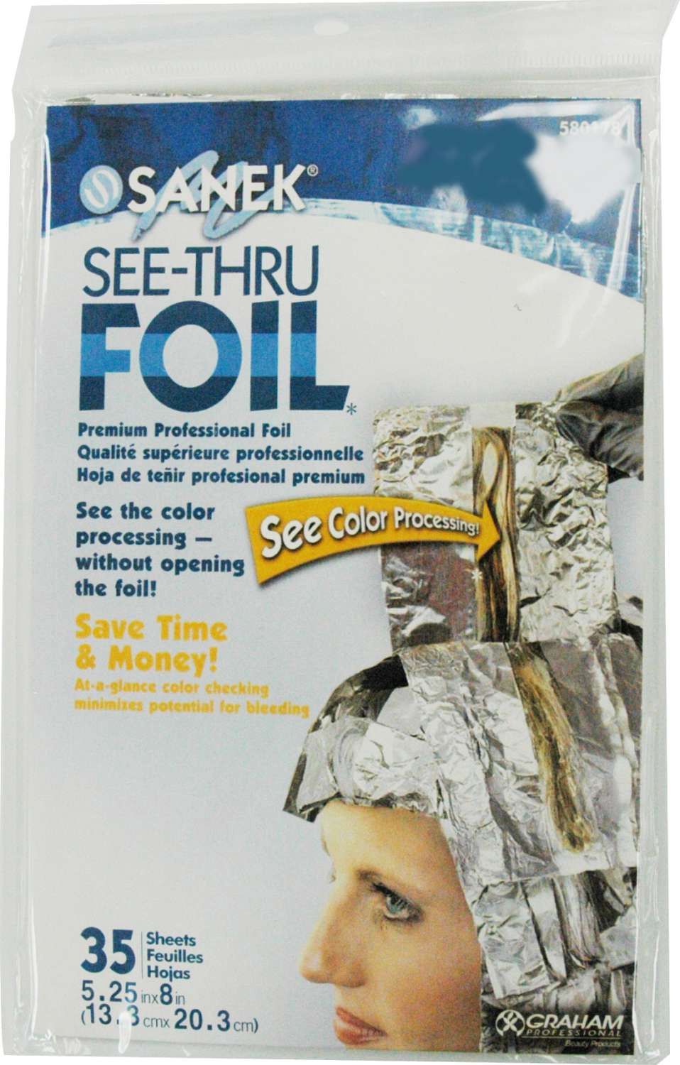 SANEK SEE-THRU FOIL 35SHEETS 5.25X8IN